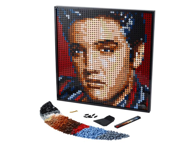 Игрушка CONSTRUCTOR ART ELVIS PRESLEY -"THE KING" LEGO