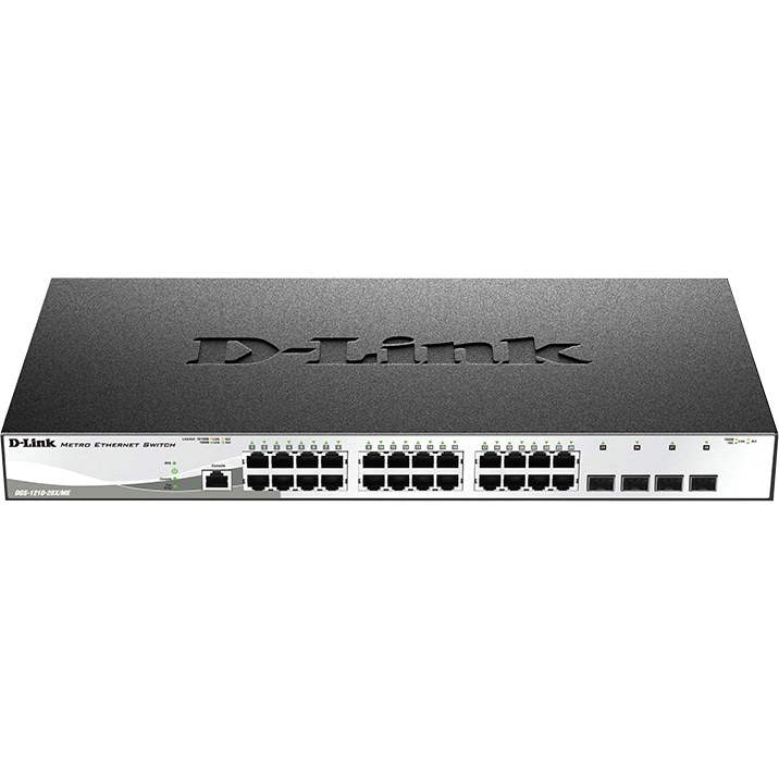 DGS-1210-28X/ME/B2B Управляемый L2 коммутатор с 24 портами 10/100/1000Base-T и 4 портами 10GBase-X SFP+ (456206) {3}