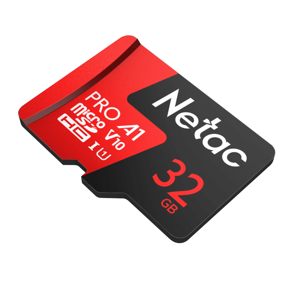 Карта памяти Netac MicroSD card P500 Extreme Pro 32GB, retail version w/SD adapter