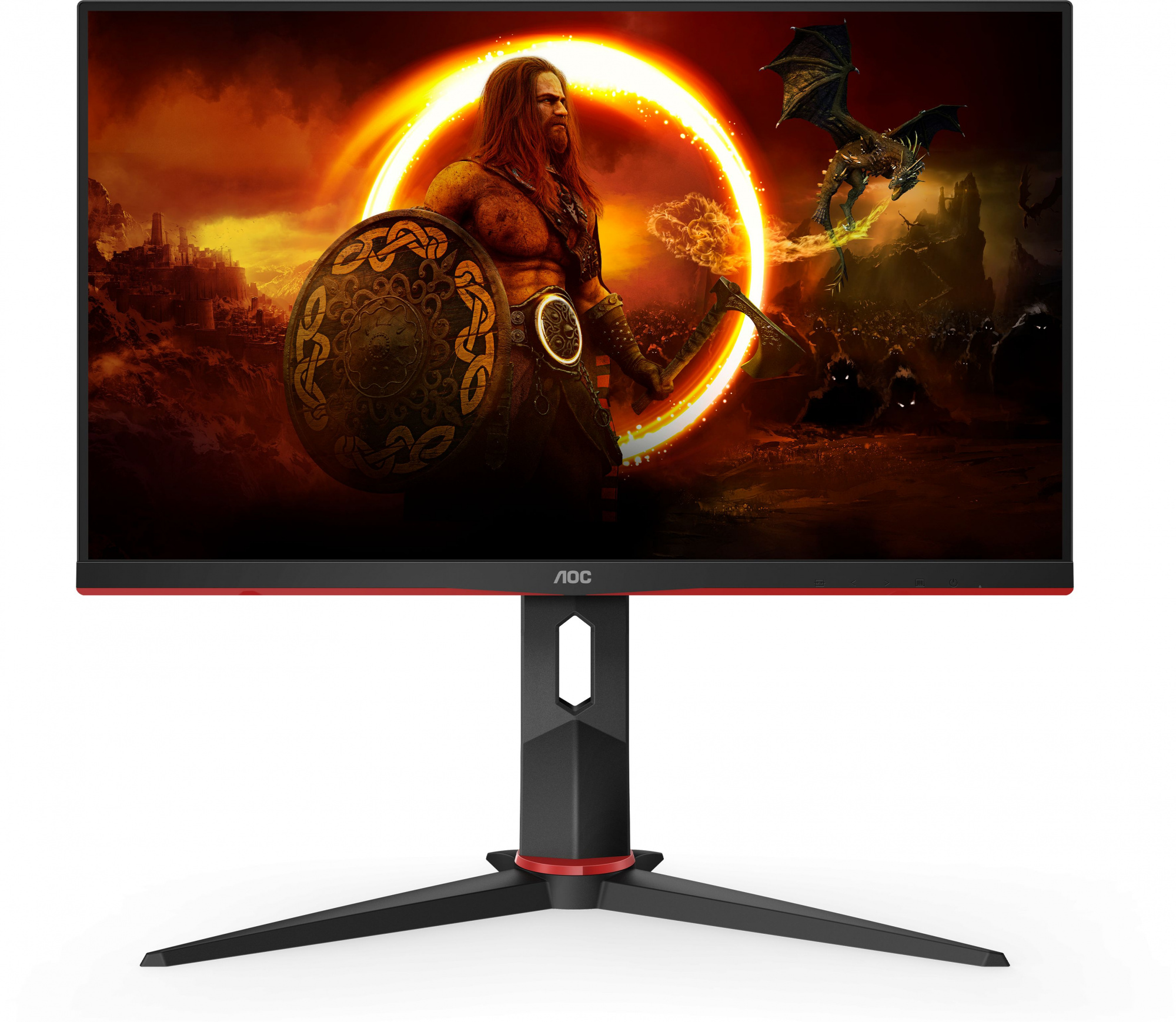 Мониторы Игровые  Неватека Монитор AOC 23.8" Gaming 24G2SU VA 1920x1080 350cd/m2 16:9