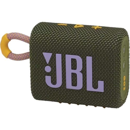 Портативная колонка JBL JBLGO3GRN Цвет зеленый Мощность звука 4.2 Вт Вт да 0.209 кг JBL_SPEAKER_GO3GREEN