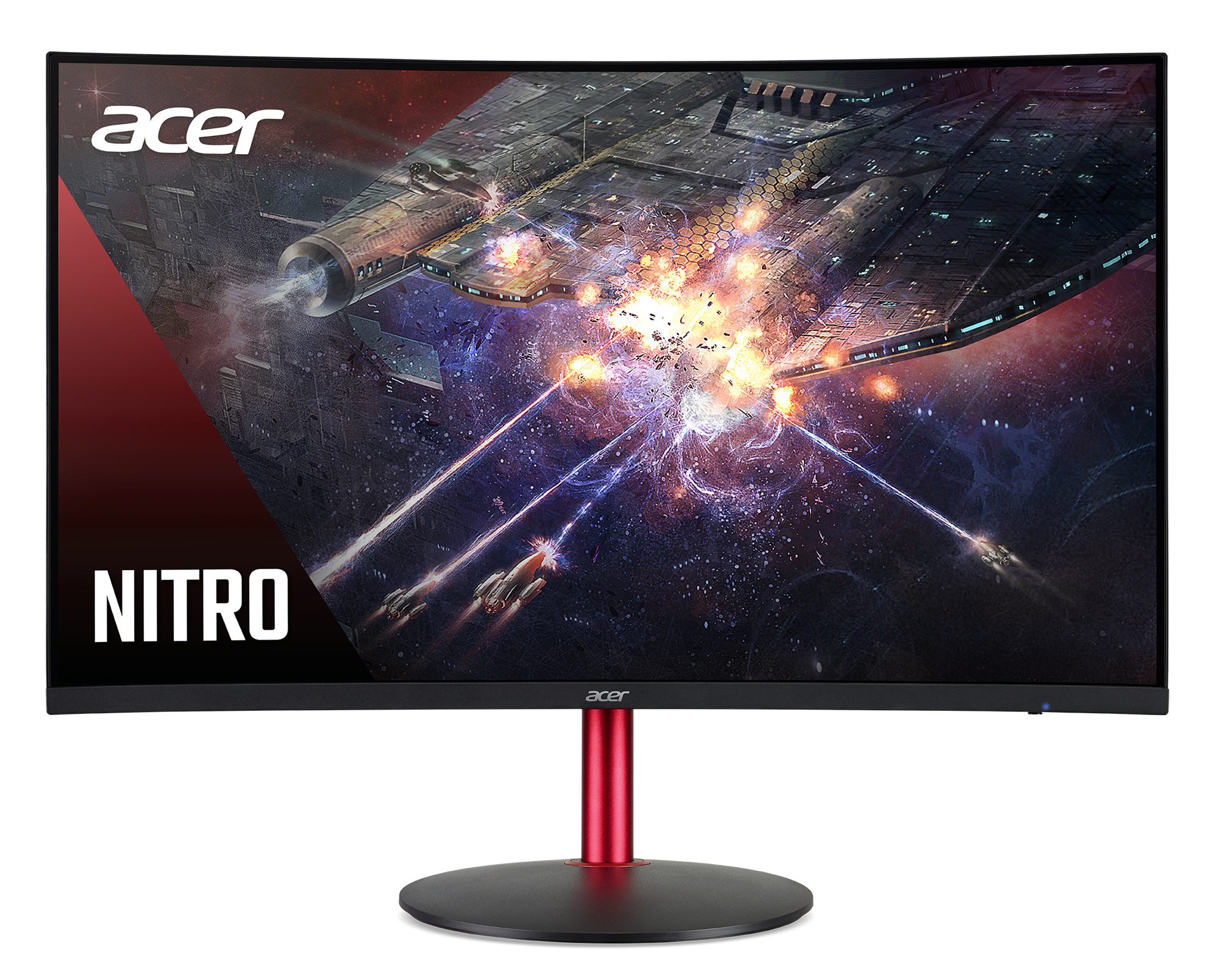 Монитор Acer 31.5" Nitro XZ322QUPbmiiphx черный VA LED 16:9 HDMI M/M матовая HAS Pivot 3000:1 400cd 178гр/178гр 2560x1440 DisplayPort FHD 9.5кг