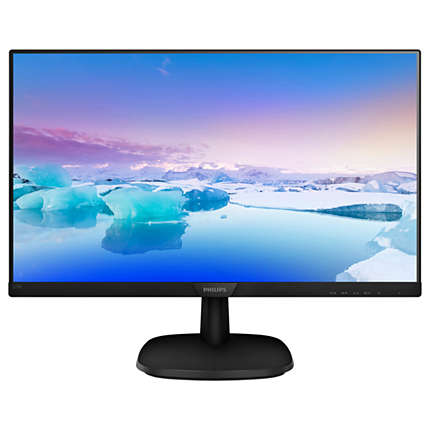 Монитор Philips 27" 273V7QJAB (00/01) черный IPS LED 4ms 16:9 HDMI M/M матовая 250cd 178гр/178гр 1920x1080 D-Sub DisplayPort FHD 4.50кг