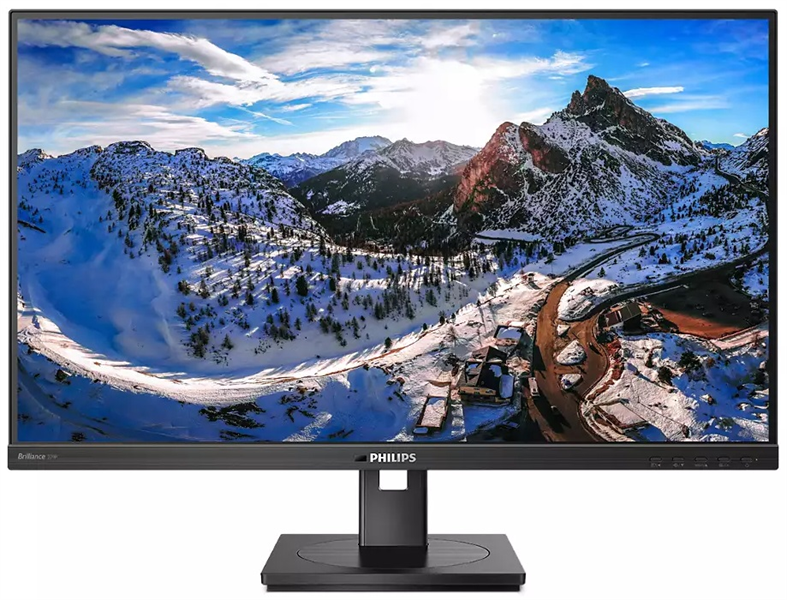 Монитор 27" Philips 279P1 4K 3840x2160 60Гц IPS W-LED 16:9 4ms 2*HDMI DP 1xUSB-C/4xUSB 3.2 RJ45 50M:1 1000:1 178/178 350cd HAS Pivot Tilt Swivel Speakers Black (279P1/00)