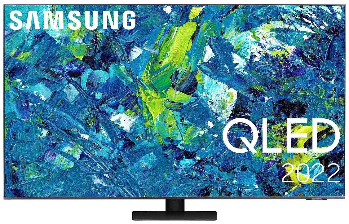 Телевизор QLED Samsung 85" QE85Q70BAUXCE Q темно-серый 4K Ultra HD 100Hz DVB-T2 DVB-C DVB-S2 USB WiFi Smart TV (RUS)