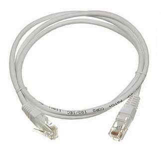 Патч-корд Lanmaster UTP LAN-PC45/U5E-0.5-GY вилка RJ-45-вилка RJ-45 кат.5е 0.5м серый LSZH