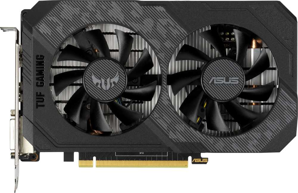 Видеокарта Asus PCI-E TUF-GTX1650-O4GD6-P-GAMING NVIDIA GeForce GTX 1650 4096Mb 128 GDDR6 1410/6001 DVIx1/HDMIx1/DPx1/HDCP Ret