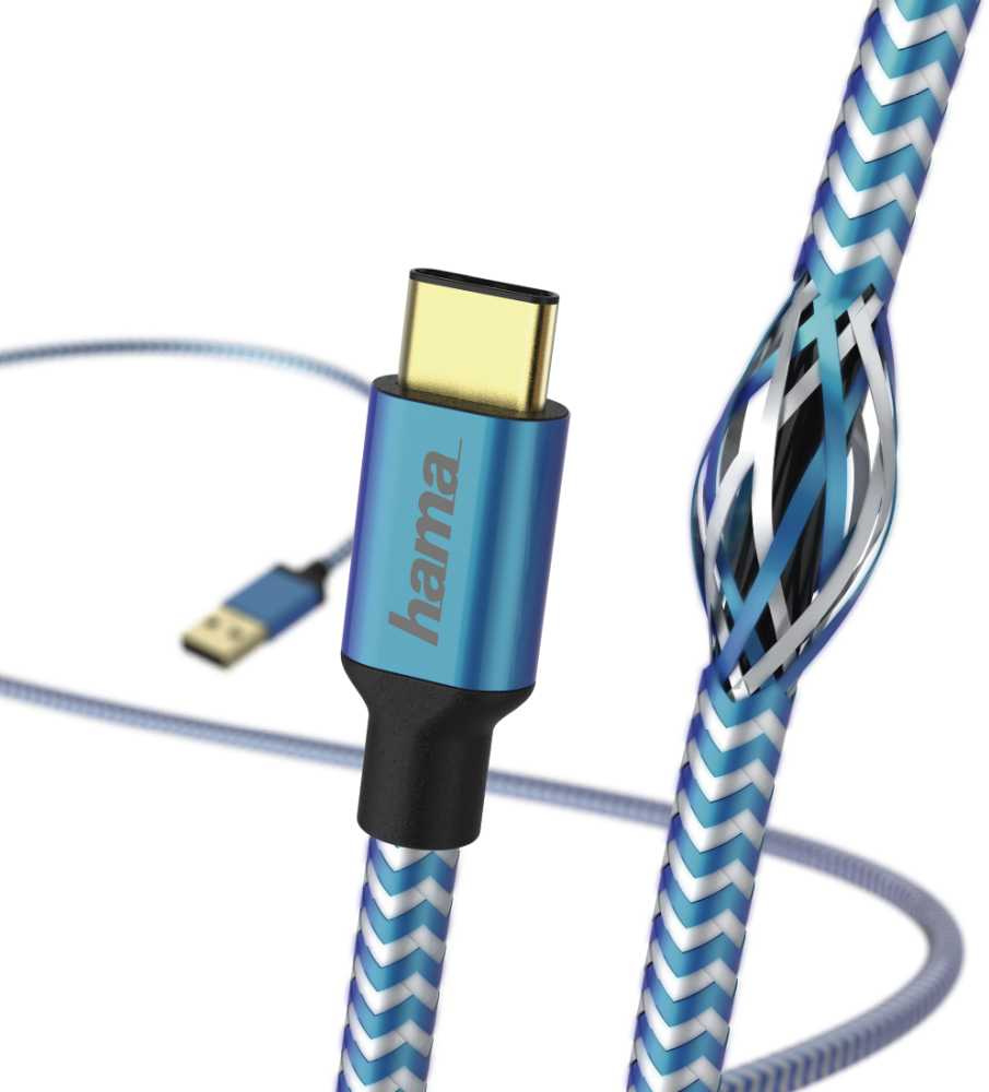 Кабель Hama 00178295 USB Type-C (m) USB 2.0 (m) 1.5м синий