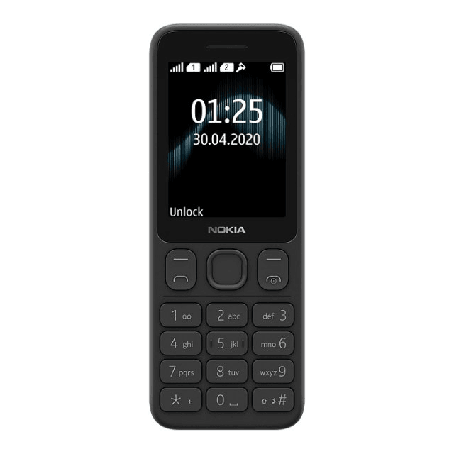 Мобильный телефон Nokia 125 черный моноблок 2Sim 2.4" 240x320 Series 30+ GSM900/1800 FM