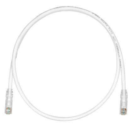 Патч-корд Panduit UTPSP5MY вилка RJ-45-вилка RJ-45 кат.6 5м белый ПВХ