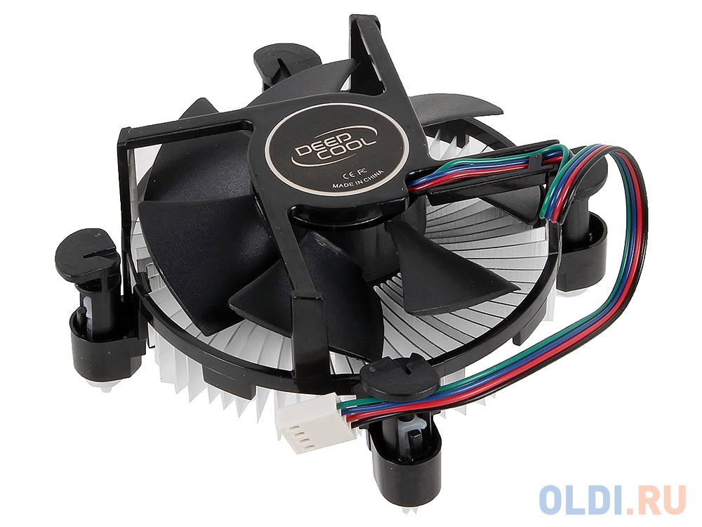 Кулер DEEPCOOL CK-11509 PWM LGA-1150/1155/1156 (96шт/кор, TDP 65W, вент-р 92мм, 900~2400%RPM, 17.8~30.54dBa) BOX (CK-11509 PWM)