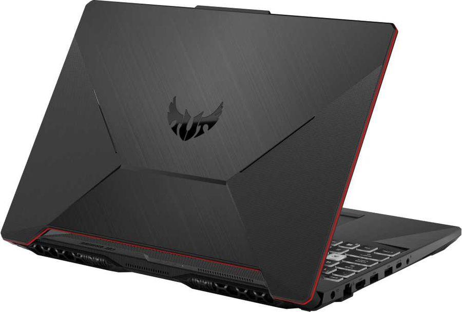 Ноутбук Asus TUF Gaming F15 FX506QM-HN053W Ryzen 7 5800H 16Gb SSD512Gb NVIDIA GeForce RTX 3060 4Gb 15.6" FHD (1920x1080) Windows 11 Home WiFi BT Cam