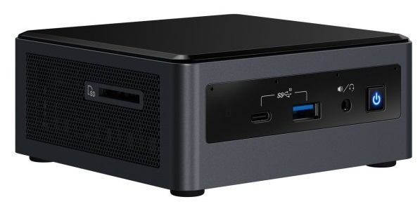 Платформа для сборки пк Intel NUC 10: Intel Core i3-10110U, VGA Intel UHD Graphics, VESA,  no codec (БЕЗ ШНУРА) (BXNUC10I3FNHN)