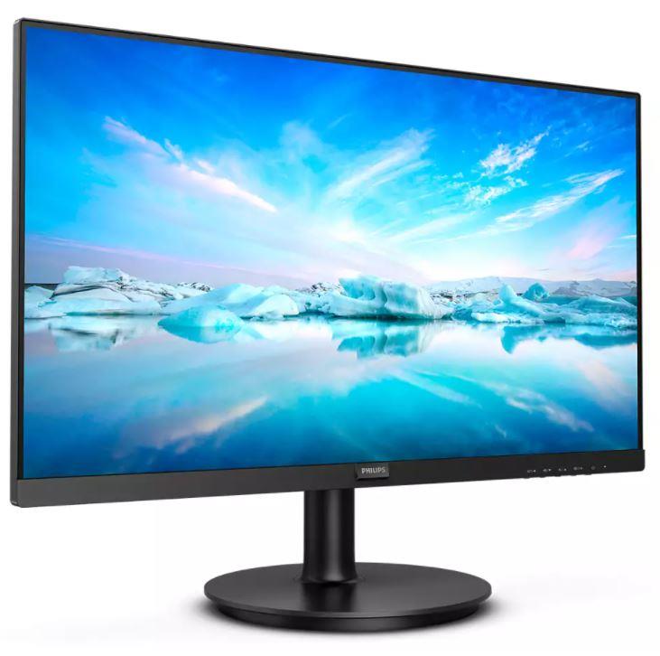 ЖК монитор PHILIPS 242V8LA 23.8" Panel VA 1920x1080 16:9 75Hz Matte 4 мс Колонки Наклон Цвет черный 242V8LA