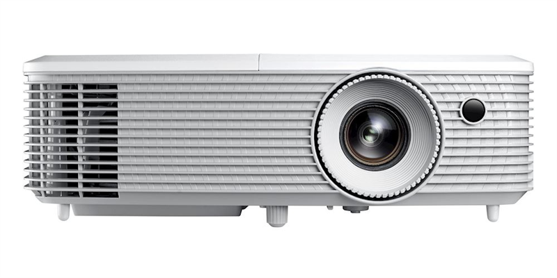   Неватека Проектор Optoma EH400 (DLP, Full HP 1920x1080, 4000Lm, 22000:1, 2xHDMI, MHL, VGA, Composite video, Audio-in 3.5mm, VGA-OUT, Audio-Out 3.5mm, 1x2W speaker, 3D Ready, lamp 10000hrs, WHITE) (95.78E01GC0E)