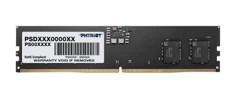 Память DDR5 8Gb 4800MHz Patriot PSD58G560041 Signature RTL PC5-38400 CL40 DIMM ECC 288-pin 1.1В single rank