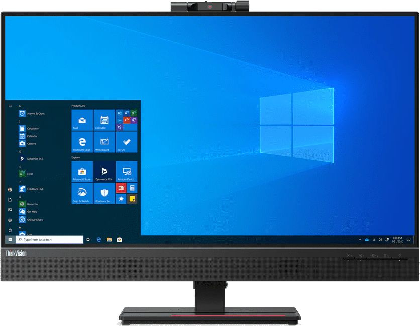 Монитор Lenovo 27" ThinkVision T27hv-20 черный IPS 4ms 16:9 HDMI M/M Cam 1000:1 350cd 178гр/178гр 2560x1440 DisplayPort Ultra HD 2K (1440p) USB 10.6кг