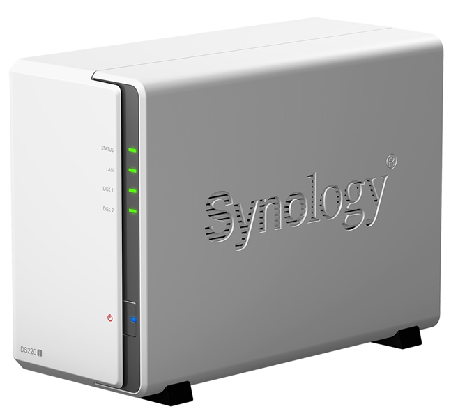 Система хранения данных Synology DS220j QC1,4GhzCPU/512Mb DDR4/RAID0,1/upto 2HDDs SATA(3,5')/2xUSB3.0/1GigEth/iSCSI/2xIPcam(upto 12)/1xPS/2YW repl DS218j (DS220j)