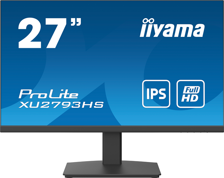 Монитор Iiyama 27" ProLite XU2793HS-B4 черный IPS LED 4ms 16:9 HDMI M/M матовая 1000:1 300cd 178гр/178гр 1920x1080 D-Sub DisplayPort FHD USB 4.6кг