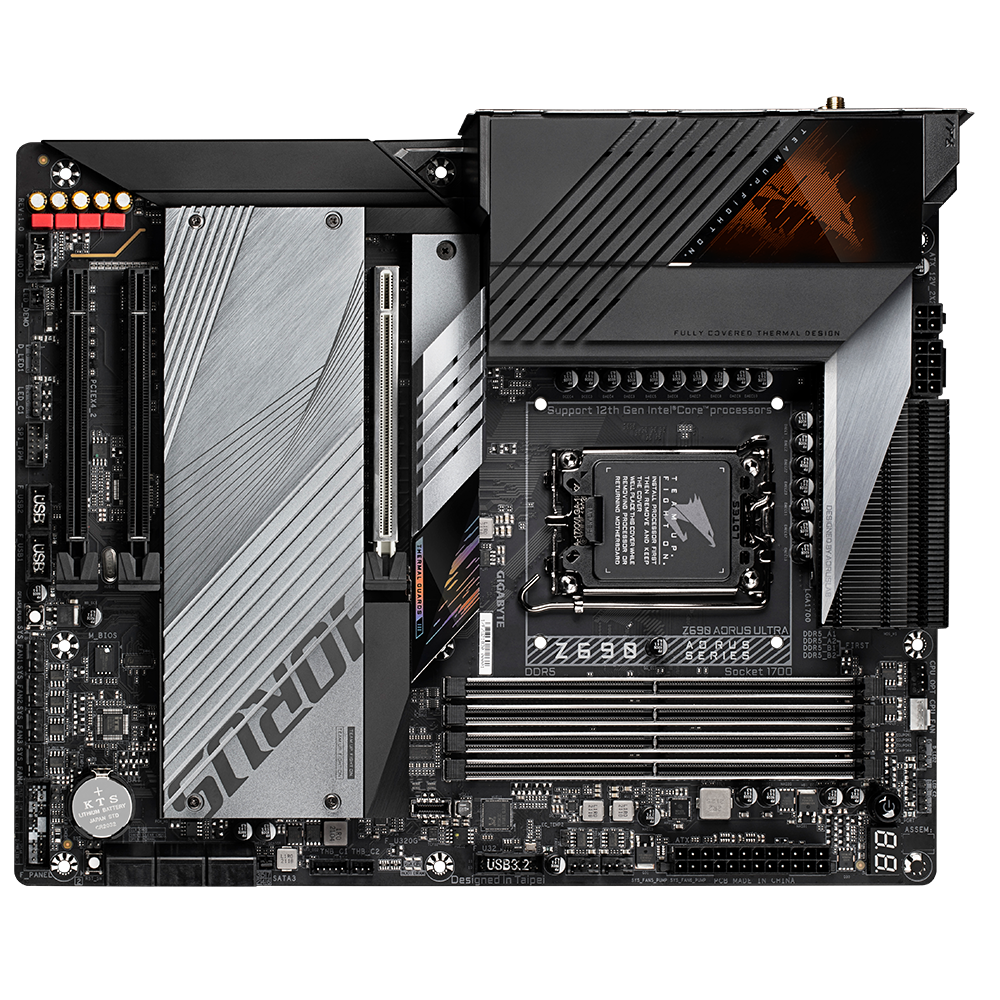 Материнская плата Gigabyte Z690 AORUS ULTRA Soc-1700 Intel Z690 4xDDR5 ATX AC`97 8ch(7.1) 2.5Gg RAID+DP