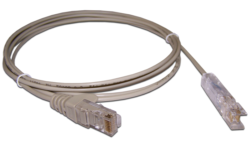 Патч-корд Lanmaster UTP LAN-45-P1-2m вилка RJ-45-110 2м серый ПВХ (уп.:1шт)