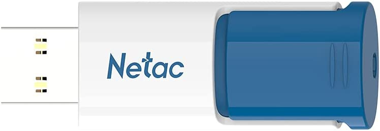 Флеш-накопитель Netac U182 Blue USB3.0 Flash Drive 128GB,retractable