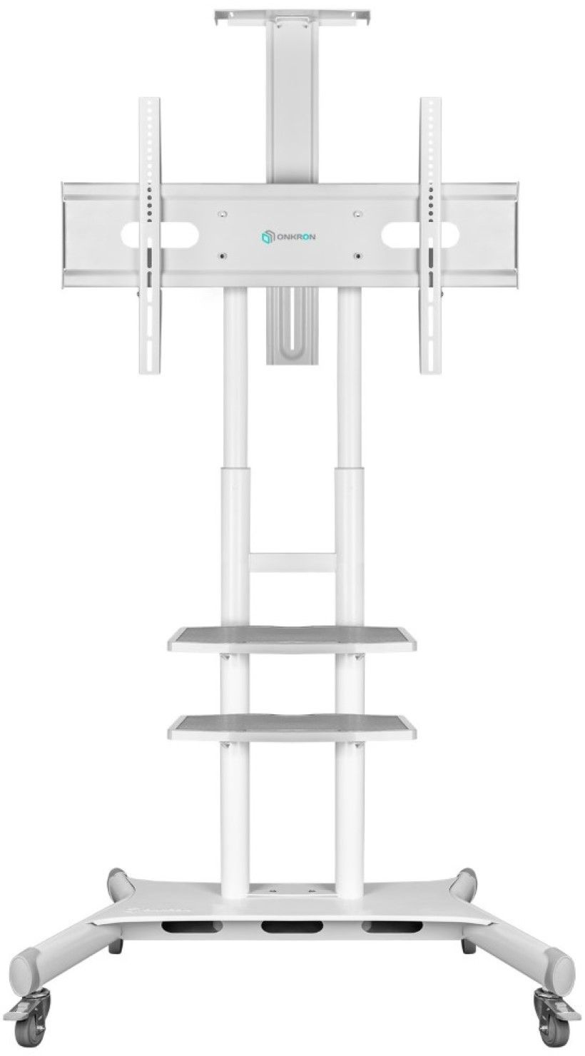 Подставка для телевизора Onkron TS1881 белый 50"-86" макс.105.9кг напольный мобильный