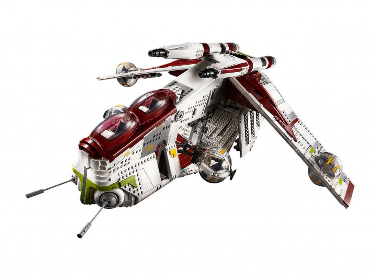 Держатели, подставки для сотовых телефонов Игрушка CONSTRUCTOR STAR WARS REPUBLIC GUNSHIP LEGO