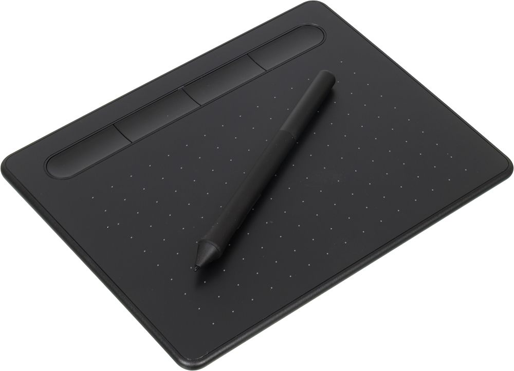 Планшеты для рисования Графический планшет Wacom Intuos S Black (CTL-4100K-N)