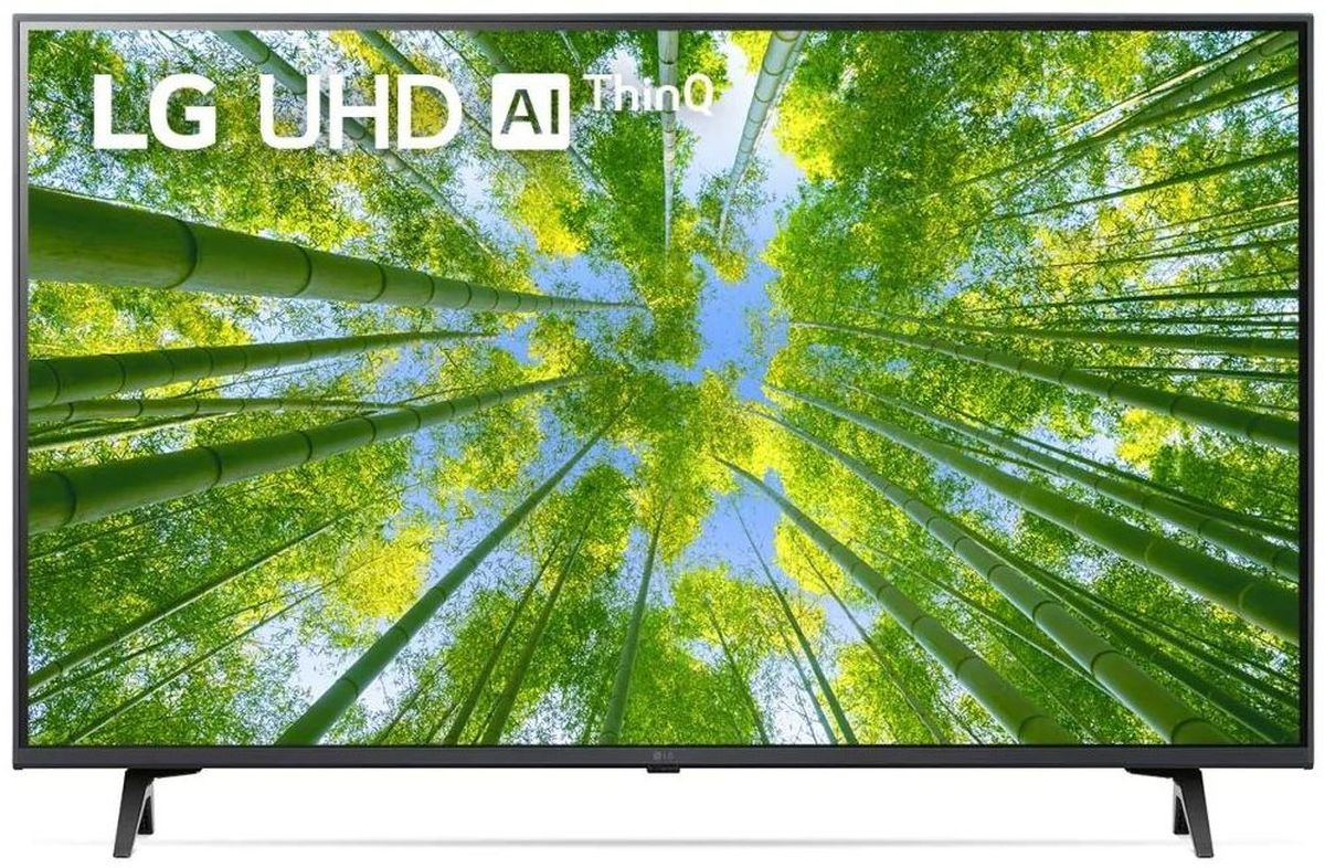 Телевизор LED LG 43" 43UQ80006LB.ARUB металлический серый 4K Ultra HD 60Hz DVB-T DVB-T2 DVB-C DVB-S DVB-S2 USB WiFi Smart TV (RUS)