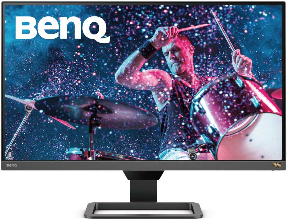 Мониторы ЖК Монитор Benq 27" EW2780Q черный IPS LED 16:9 HDMI M/M матовая 1000:1 350cd 178гр/178гр 2560x1440 DisplayPort FHD 6кг