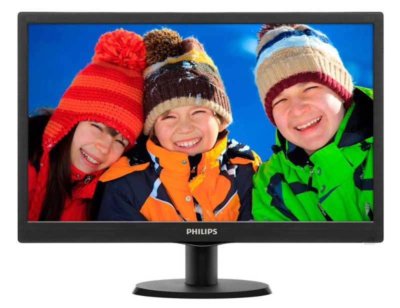 Монитор Philips 19.5" 203V5LSB26 (10/62) черный TN+film LED 16:9 матовая 200cd 1600x900 D-Sub 2.33кг