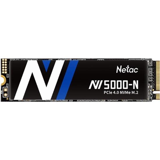 Ssd накопитель Netac SSD NV5000-N 1TB PCIe 4 x4 M.2 2280 NVMe 3D NAND, R/W up to 4800/4600MB/s, TBW 640TB, without heat sink (NT01NV5000N-1T0-E4X)