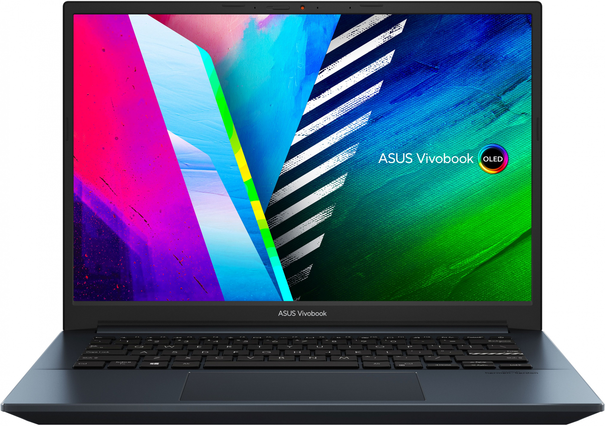 Ноутбук Asus Vivobook Pro 14 OLED K3400PH-KM120W Core i7 11370H 16Gb SSD1Tb NVIDIA GeForce GTX 1650 4Gb 14" OLED WQXGA+ (2880x1800) Windows 11 blue WiFi BT Cam