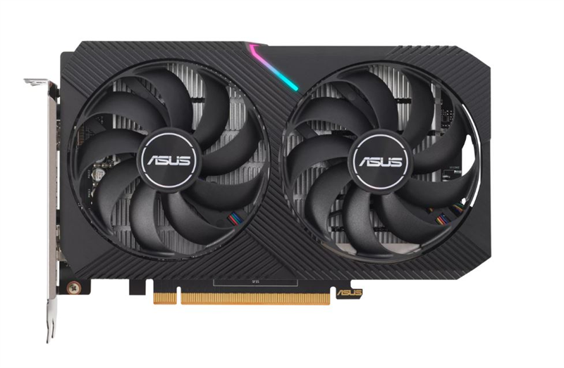 Видеокарта Asus PCI-E 4.0 DUAL-RX6400-4G AMD Radeon RX 6400 4096Mb 64 GDDR6 2650/18000 HDMIx1 DPx1 HDCP Ret