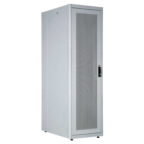 LANDE DYNAmic Basic Server 19" Серверный напольный шкаф 42U, 600х1000х2010, перфорированная одностворчатая передняя дверь, перфорированная одностворчатая задняя дверь, цвет черный (LN-DS42U6010-BL-251-F)