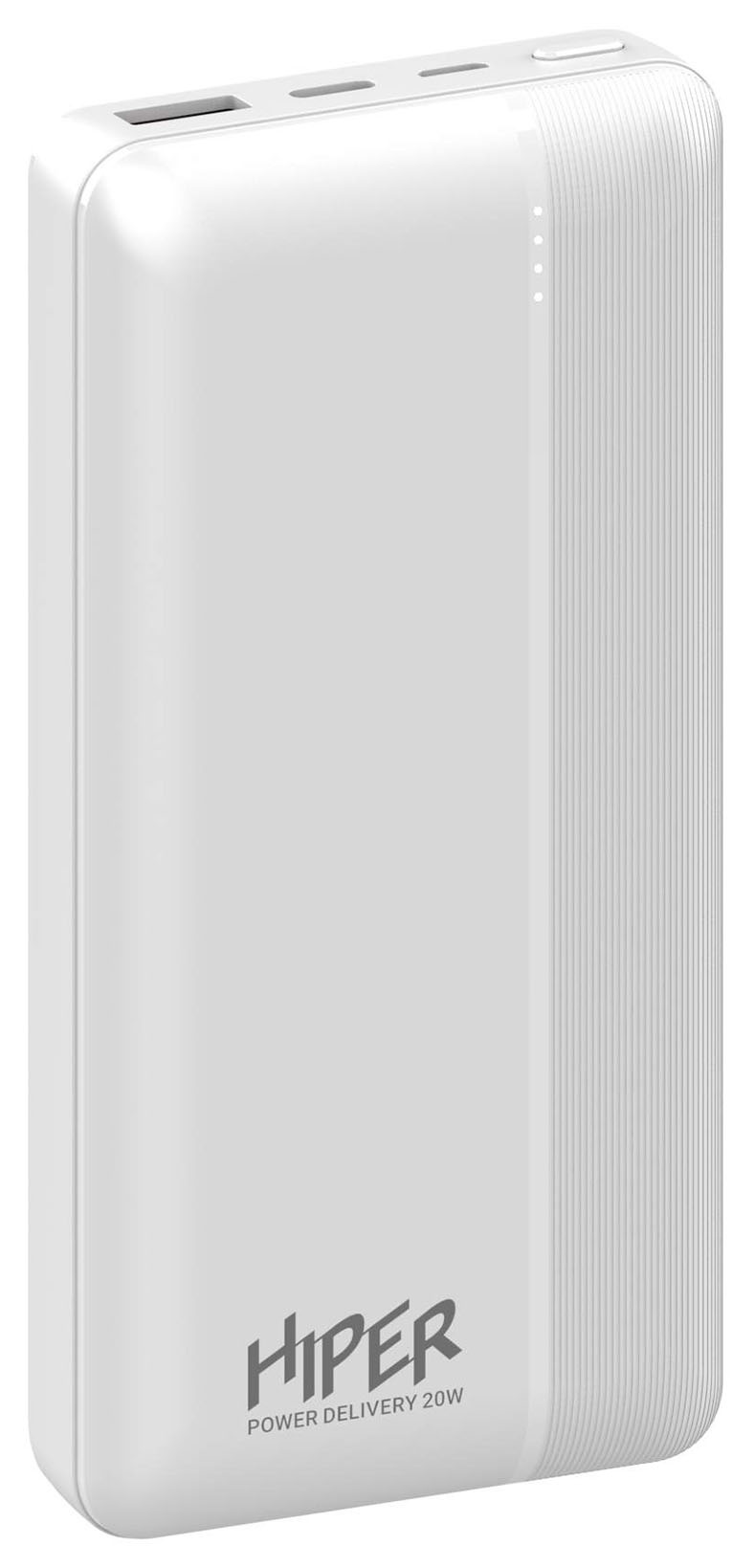 Мобильный аккумулятор Hiper MX PRO 20000 20000mAh 3A QC PD 2xUSB белый (MX PRO 20000 WHITE)