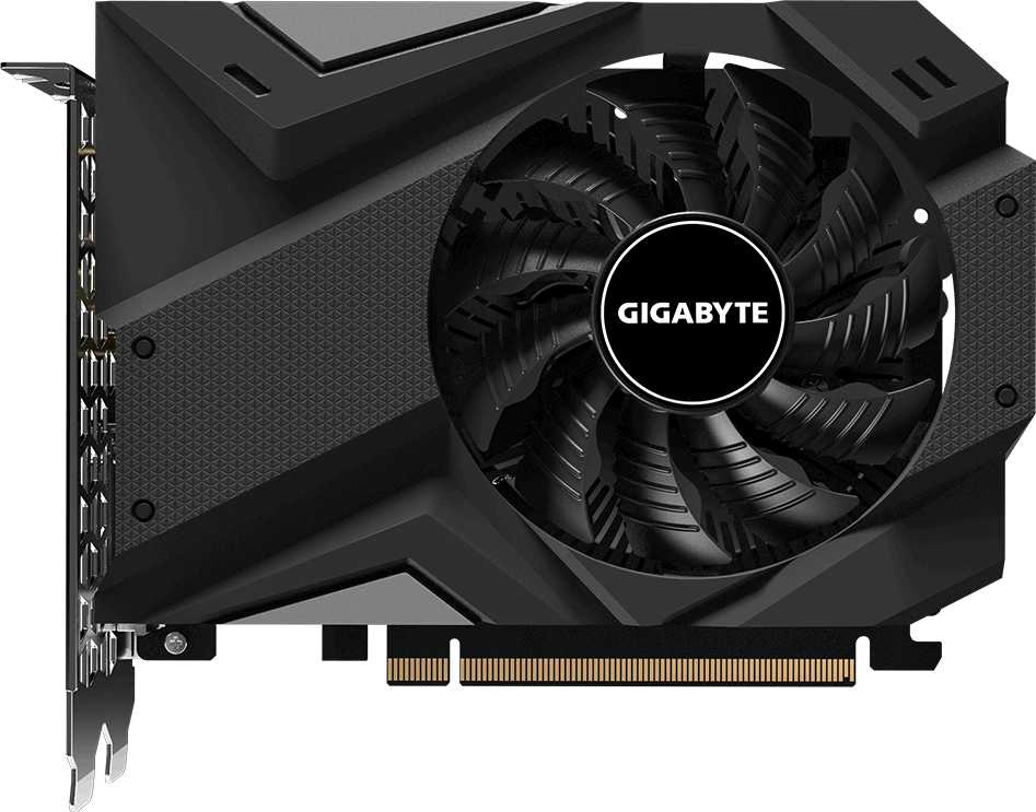 Видеокарта Gigabyte PCI-E GV-N1656D6-4GD NVIDIA GeForce GTX 1650 4096Mb 128 GDDR6 1590/12000 DVIx1/HDMIx1/DPx1/HDCP Ret low profile