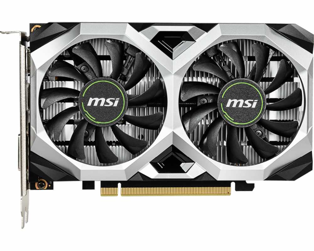 Видеокарта MSI PCI-E GTX 1650 VENTUS XS 4G nVidia GeForce GTX 1650 4096Mb 128bit GDDR5 1485/8000 DVIx1/HDMIx1/DPx1/HDCP Ret