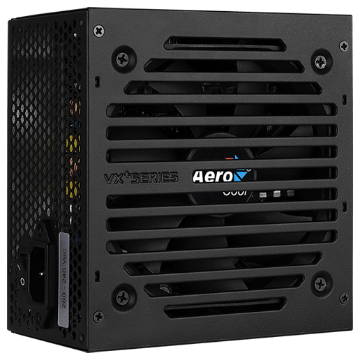 Блок питания Aerocool 500W Retail VX PLUS 500 ATX v2.3 Haswell, fan 12cm, 500mm cable, power cord, 20+4P, 4+4P, PCIe 6+2P x1, PATA x3, SATA x3, FDD (VX PLUS 500)