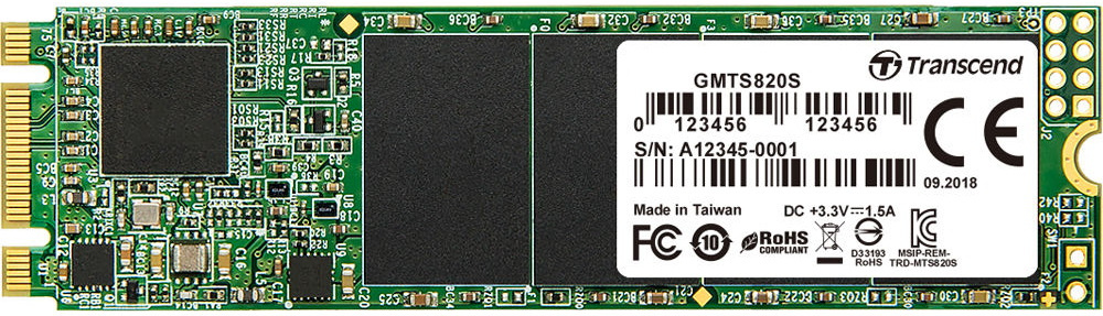 Накопитель SSD Transcend SATA III 480Gb TS480GMTS820S M.2 2280