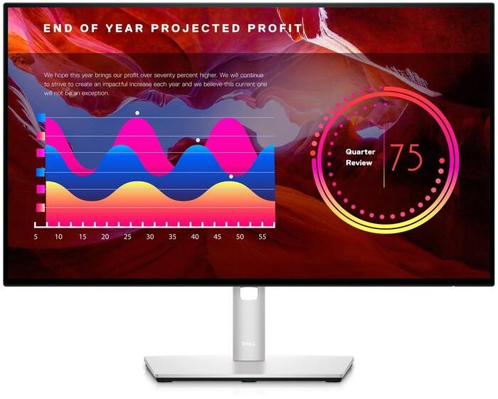 Монитор Dell 23.8" U2422H черный IPS LED 5ms 16:9 HDMI матовая HAS Pivot 1000:1 250cd 178гр/178гр 1920x1080 DisplayPort FHD USB 7.32кг