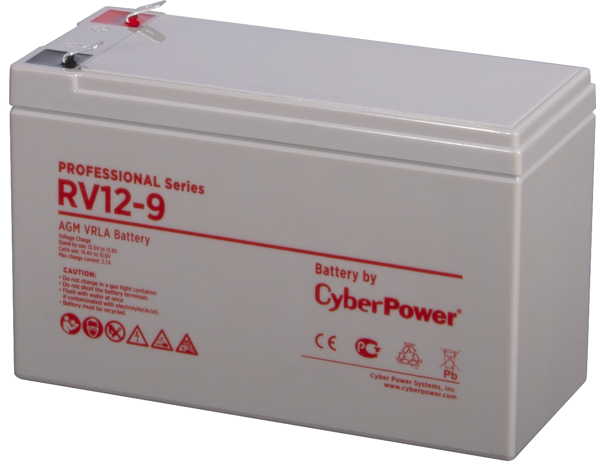 Аккумуляторная батарея PS CyberPower RV 12-9 / 12 В 9 Ач CyberPower Professional Series RV 12-9