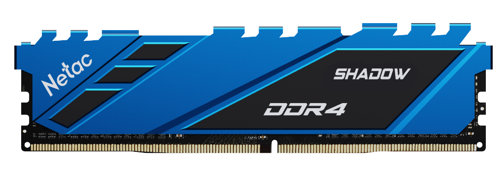 Модуль памяти Netac Shadow DDR4-3200 8G C16 Blue