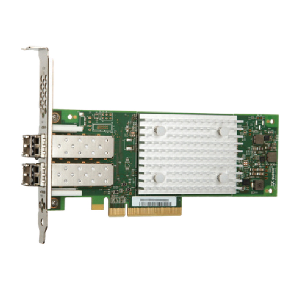 QLE2742-SR-CK  OEM   32Gb/s FC HBA, 2-port, PCIe v3.0 x8, LC SR MMF, В комплекте две планки (LP + FH)