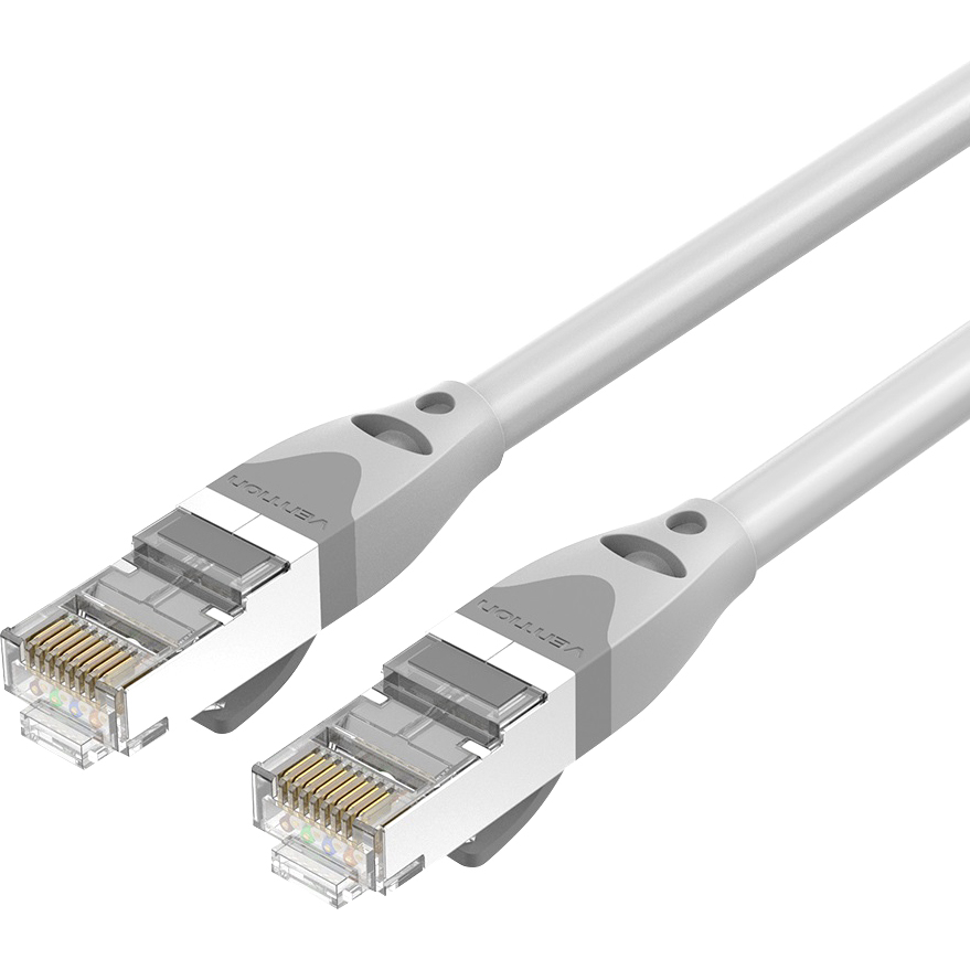 Патч-корд Vention прямой SFTP cat.6A, RJ45 - 2м. Серый Vention IBHHH