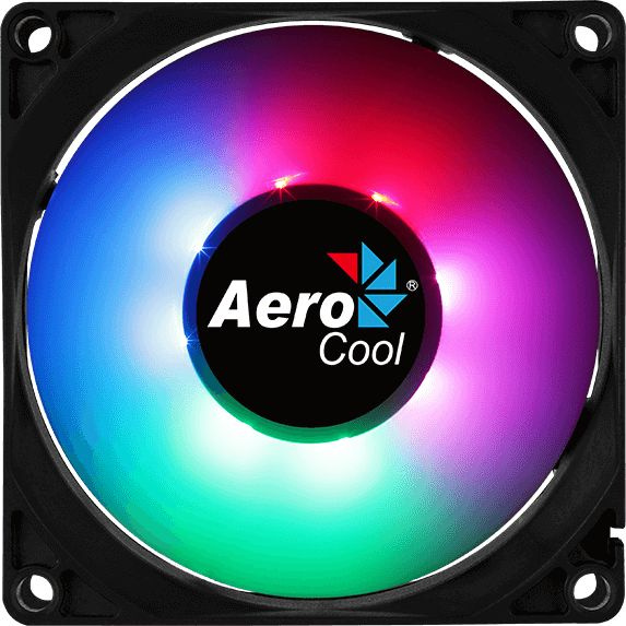 Вентилятор Aerocool Frost 8 80x80mm 3-pin 4-pin(Molex)28dB 90gr LED Ret