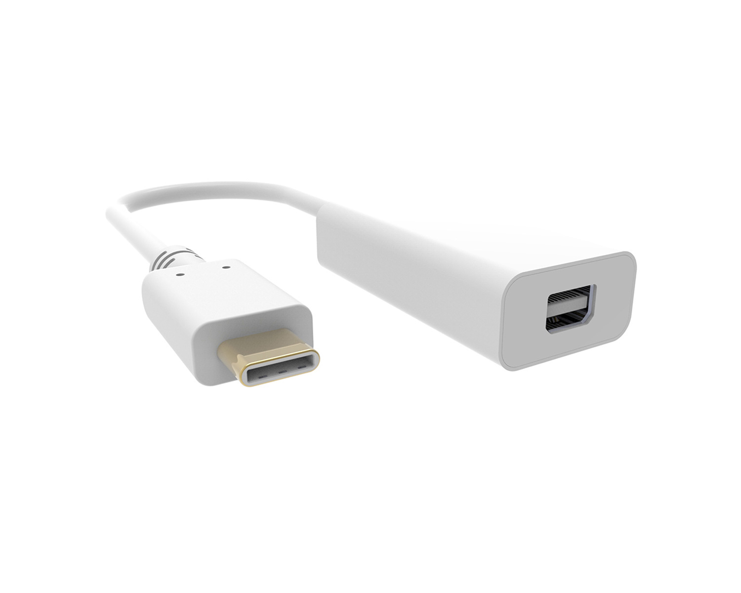 Адаптер Buro BHP RET TPC_MDP USB Type-C (m) miniDisplayPort (f) белый