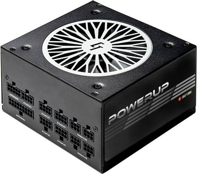 Блок питания Chieftec CHIEFTRONIC PowerUp GPX-750FC (ATX 2.3, 750W, 80 PLUS GOLD, Active PFC, 120mm fan, Full Cable Management, LLC design) Retail (GPX-750FC)