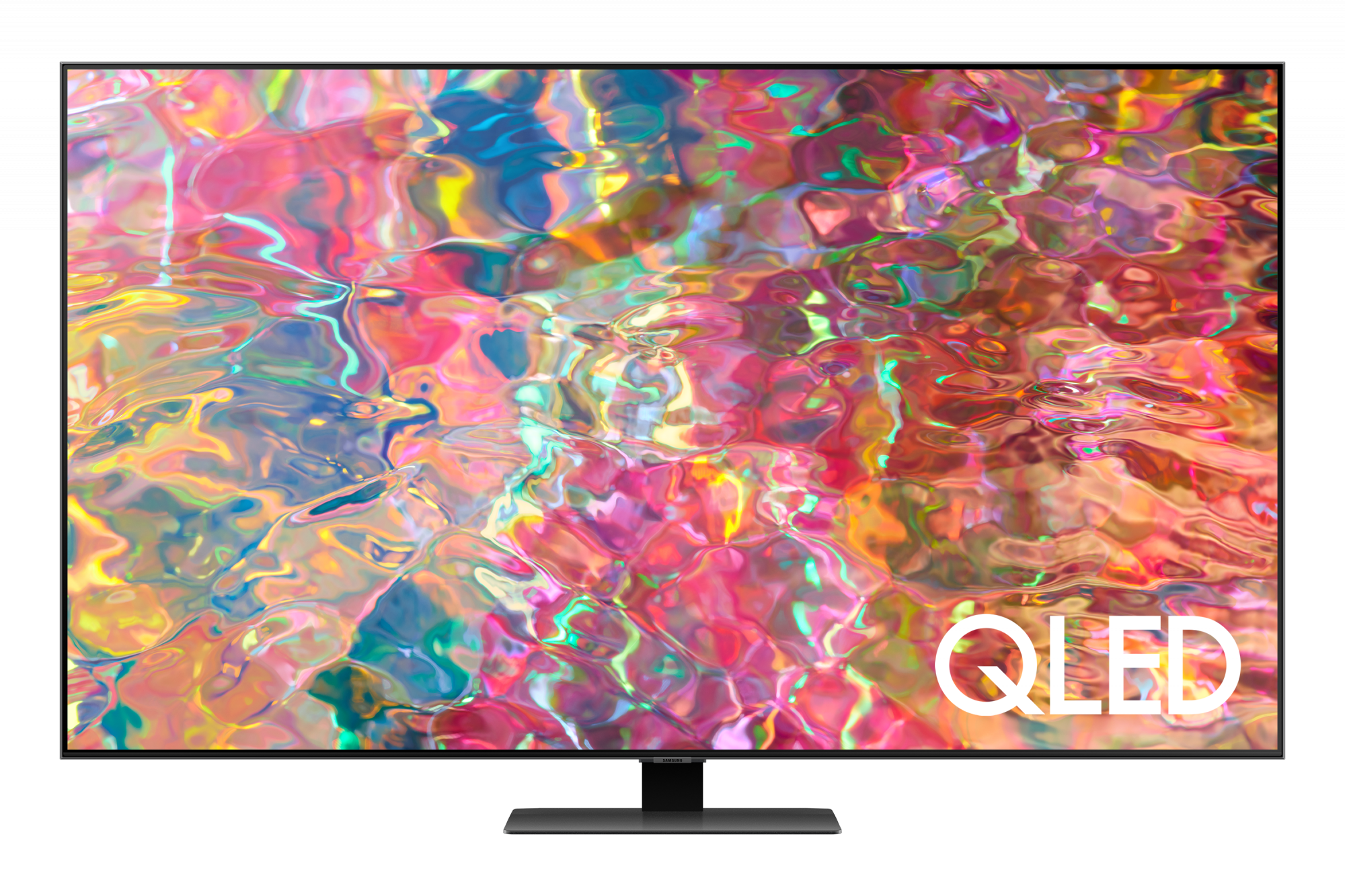 Телевизор QLED Samsung 65" QE65Q80BAUXCE Series 8 темно-серебристый 4K Ultra HD 120Hz DVB-T2 DVB-C DVB-S2 WiFi Smart TV (RUS)